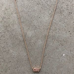 Kendra Scott Rose Gold Pendant Necklace